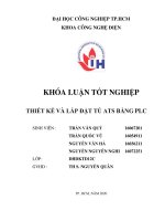 thiết kế và lắp ráp tủ ats bằng plc