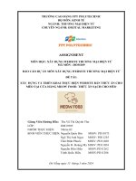 xây dựng và triển khai thực hiện website bán thức ăn cho mèo tại cửa hàng meow food thức ăn sạch cho mèo