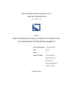 tiểu luận đề tài báo cáo tổng quan về quản lý chuỗi cung ứng bền vữngcủa hasaki trong ngành thương mại điện tử
