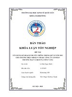 Khóa luận tốt nghiệp: Xây dựng kế hoạch truyền thông trong Quý II 2023 cho thương hiệu Shogun thuộc công ty cổ phần Thương mại và Dịch vụ Cổng Vàng