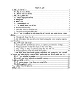 Vận dụng nghiên cứu khoa học trong dạy học chủ đề chuyển hóa năng lượng trong tế bào phần sinh học tế bào, Sinh học 10”.