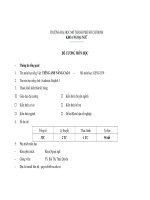 TIẾNG ANH NÂNG CAO 1