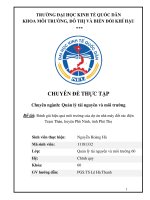 Chuyên đề thực tập: Đánh giá hiệu quả môi trường của dự án nhà máy đốt rác điện Trạm Thản, huyện Phù Ninh, tỉnh Phú Thọ