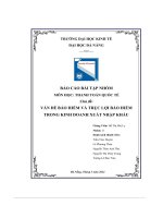 tiểu luận chủ đề vấn đề bảo hiểm và trục lợi bảo hiểmtrong kinh doanh xuất nhập khẩu