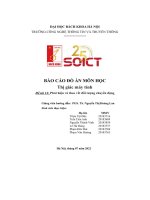 báo cáo đồ án môn học thị giác máy tính đề tài 14 phát hiện và theo vết đối tượng chuyển động