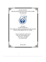đề tài nghiên cứu và dự báo sự hài lòng đối với sữa tươi và sữa dinh dưỡng của doanh nghiệp sữa việt nam vinamilk