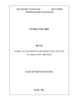 nghĩa vụ con người trong pháp luật quốc tế và pháp luật việt nam