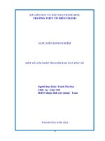 skkn cấp tỉnh một số giải pháp tìm giới hạn của dãy số