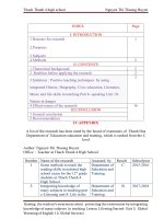 skkn cấp tỉnh raising the students awareness about protecting the enviroment by integrating knowledge of many subjects in teaching lesson 1 getting started unit 5 global warming of english 11