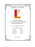 Báo Cáo Cuối Kỳ Quản Lý Thiết Bị Io Trong Linux Usb Keyboard Driver.pdf