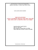 skkn cấp tỉnh methods to practice english phonetics for 7th grade students