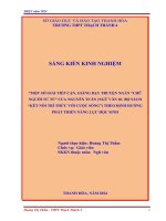 skkn cấp tỉnh một số giải tiếp cận giảng dạy truyện ngắn chữ người tử tù của nguyễn tuân ngữ văn 10 bộ sách kết nối tri thức với cuộc sống theo định hướng phát triển năng lực học sinh