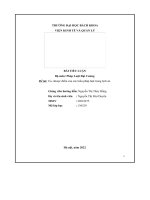 bài tiểu luận đề tài ưu nhược điểm của các kiểu pháp luật trong lịch sử