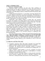 skkn cấp tỉnh improving english vocabulary for 10 graders at lam son gifted high school through activities of designing personal dictionary in the class