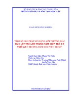 skkn cấp tỉnh một số giải pháp xây dựng môi trường giáo dục lấy trẻ làm trung tâm cho trẻ mẫu giáo 4 5 tuổi a3 ở trường mầm non phúc thịnh