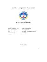 đề án quản trị doanh nghiệp tác động của cuộc cách mạng công nghiệp 4 0 và phản ứng của những doanh nghiệp sản xuất