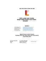 tiểu luận học phần nhập môn phân tích kinh doanh phân biệt descriptive analytics predictive ananlytics prescriptive analytics