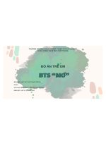 đồ án trẻ em bts mơ