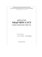 Báo Cáo Nhập Môn Cntt Ngành Công Nghệ Thông Tin- Tìm Hiểu Cơ Bản Về Blockchain.pdf