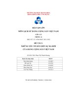 bài tập lớn lịch sử đảng cộng sản việt nam những yếu tố dẫn đến sự ra đời của đảng cộng sản việt nam