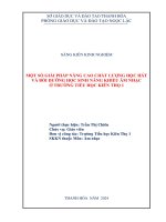 skkn cấp tỉnh một số giải pháp nâng cao chất lượng học hát và bồi dưỡng học sinh năng khiếu âm nhạc ở trường tiểu học kiên thọ 1 3