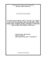 skkn cấp tỉnh sử dụng phần mềm capcut tạo ra các video làm tăng nguồn học liệu cho bộ môn công nghệ công nghiệp 10 sách cánh diều cho học sinh trường trung học phổ thông tĩnh gia 1