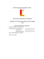 bài tập lớn nhập môn ngành điện tìm hiểu về tự động hóa trong công nghiệp ô tô