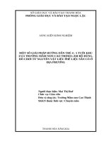 skkn cấp tỉnh một số giải pháp hướng dẫn trẻ 4 5 tuổi khu z111 trường mầm non cao thịnh làm đồ dùng đồ chơi từ nguyên vật liệu phế liệu sẵn có ở địa phương