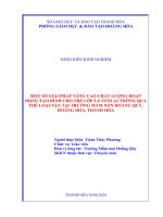 skkn cấp tỉnh một số giải pháp nâng cao chất lượng hoạt động tạo hình cho trẻ lớp 5 6 tuổi a2 thông qua thể loại nặn tại trường mầm non hoằng quỳ hoằng hóa thanh hóa
