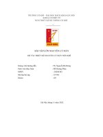 bài tập lớn nguyên lý máy đề tài thiết kế nguyên lý máy nén khí