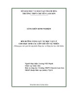 skkn cấp tỉnh bồi dưỡng năng lực tự học vật li cho học sinh các lớp chuyên tự nhiên