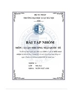trình bày khái quát quy định của cisg về vấn đề miễn trách nhiệm do bên thứ ba có quan hệ với một bên trong hợp đồng trở ngại phân tích một án lệ điển hình để minh họa