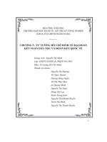 chương 5 tư tưởng hồ chí minh về đại đoàn kết toàn dân tộc và đoàn kết quốc tế