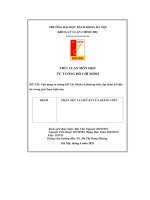 tiểu luận môn học tư tưởng hồ chí minh vận dụng tư tưởng hồ chí minh về phương thức đại đoàn kết dân tộc trong giai đoạn hiện nay