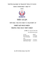 Thiết kế nhà máy điện