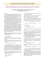 KHẢO SÁT ĐỘNG LỰC HỌC TAY MÁY TƯƠNG TÁC MA SÁT COULOMB