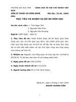 Máy sấy tóc ( Đồ Án thiết bị Điện )