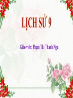 ctst lịch sử 9 bài 1