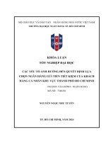 Các Yếu Tố Ảnh Hưởng Đến Quyết Định Lựa Chọn Ngân Hàng Gửi Tiền Tiết Kiệm Của Khách Hàng Cá Nhân Khu Vực Thành Phố Hồ Chí Minh.pdf