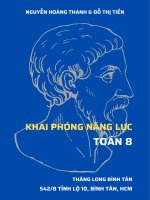 chuyen de khai phong nang luc mon toan 8