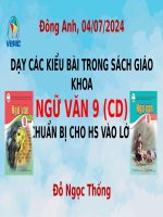 bdgv ngữ văn 9