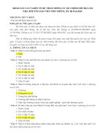 khảo sát lấy ý kiến về dự thảo thông tư quy định chế độ làm việc đối với giáo viên phổ thông