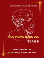 chuyen de khai phong nang luc mon toan 9
