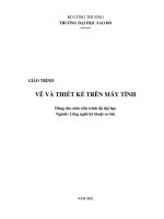 VẼ VÀ THIẾT KẾ TRÊN MÁY TÍNH