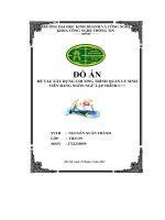 Xây Dựng Chương Trình Quản Lý Sinh Viên Bằng Ngôn Ngữ Lập Trình C++.Pdf