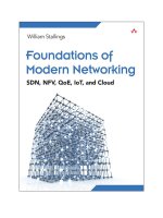 Foundation of modern networking sdn,nft,qoe,iot and clound