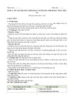 b5 phuong trinh quy ve phuong trinh bac nhat mot an