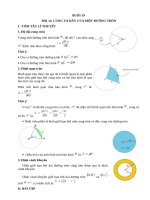 phieu b19 do dai cung tron dien tich hinh quat tron va hinh vanh khuyen