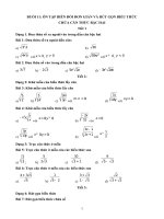 phieu b11 bien doi don gian va rut gon bieu thuc chua can thuc bac hai