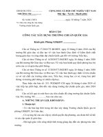 Báo cáo công tác xây dựng trường chuẩn cấp Tiểu học năm 2024.